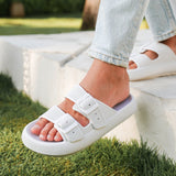 Cloud Slides - Men's Cushioned EVA Sandals with Adjustable Buckles