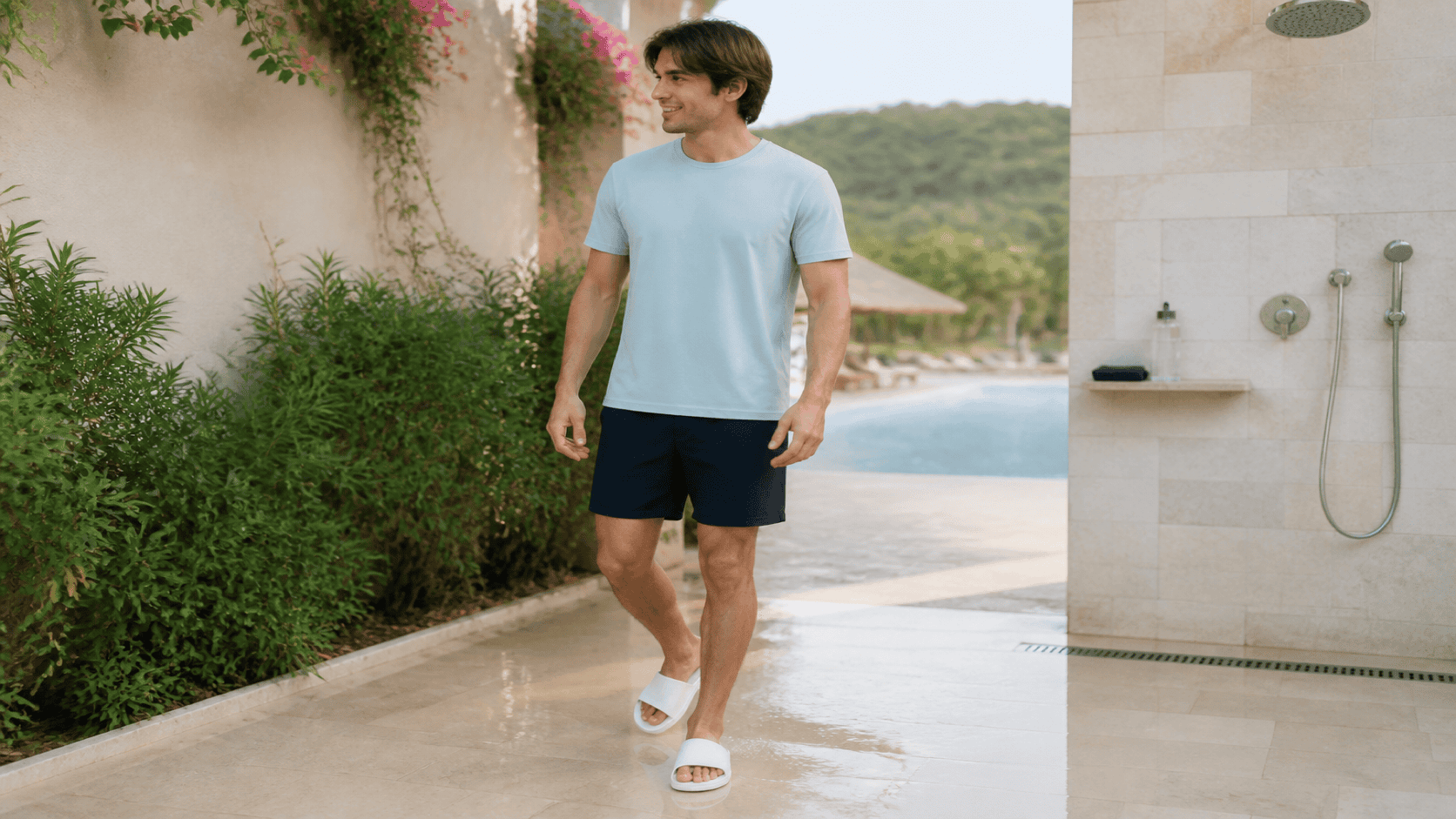 Easy-Clean Travel Slides for Pool Use