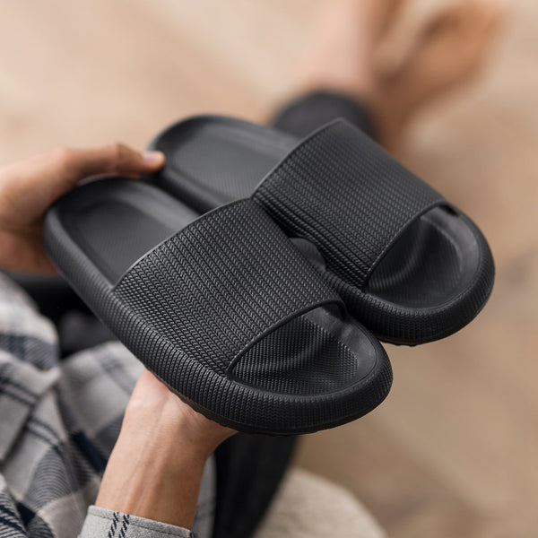 Mens Cushion Slides Save 60 Off Today with Cloud Slides
