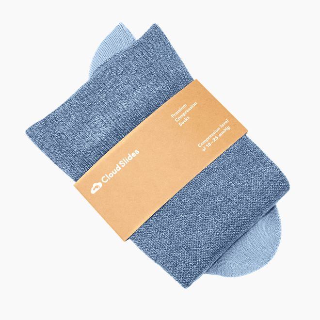 Compression Socks - Cloud Slides