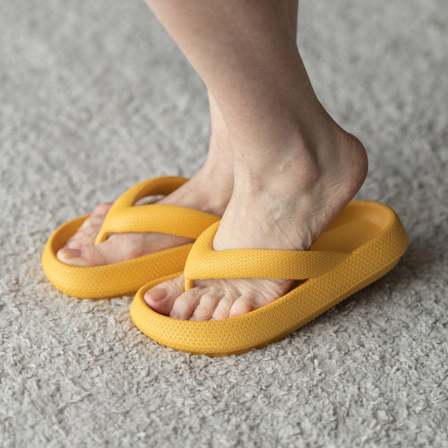 ★SAINT SATIN☆Breen Flip Flop Cushion Slippers 8640676790440-blackblack-1a.