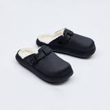 Cloud Clogs with Fur - Сloud Slides