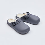 Cloud Clogs with Fur - Сloud Slides