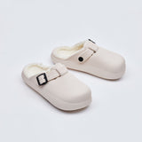 Cloud Clogs with Fur - Сloud Slides