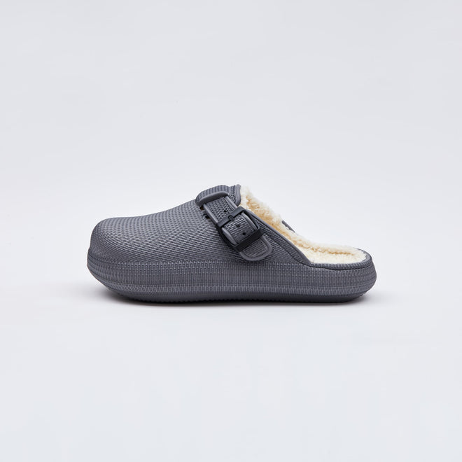 Cloud Clogs with Fur - Сloud Slides