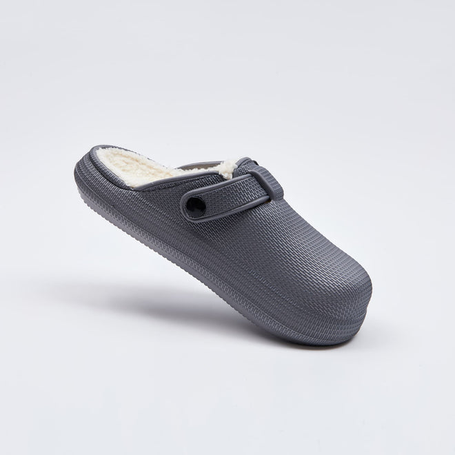 Cloud Clogs with Fur - Сloud Slides