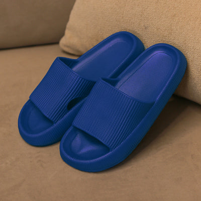 Mens Cushion Slides - Cloud Slides Royal Blue