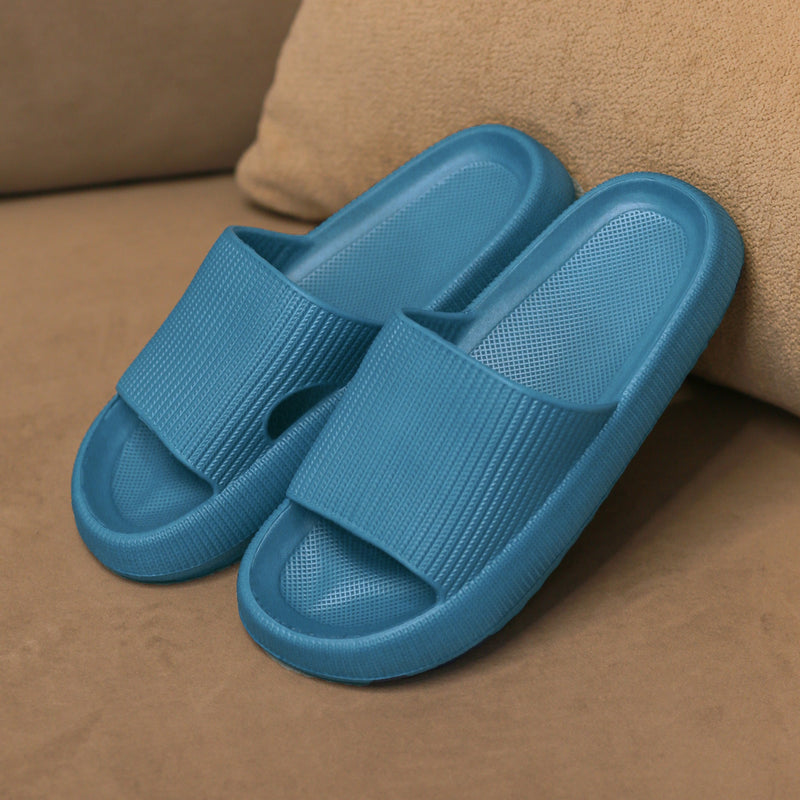  Pumi-geous Cloud Slippers Pillow Slides Slippers Womens And  Mens Comfort Thicken Sole EVA Non Slip Sandals For Bathroom Indoor&Outdoor  (Pink, women[7-8], men[6-7])