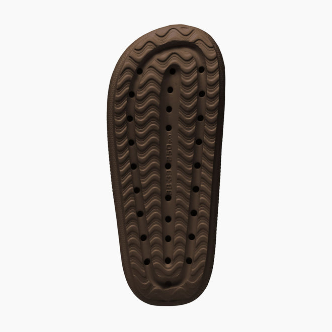 Mens Cushion Slides - Cloud Slides Mocha Brown
